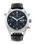 Pre-Owned IWC Pilot's Double Chrono Watch